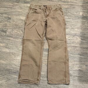 Schmidt Men's Casual Straight-Leg Pants in Brown